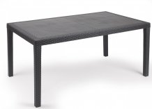 Стол прямоугольный "PRINCE" 150*90 см. , антрацит, арт. 01462