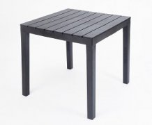 Стол квадратный "BALI" 78*78 см., антрацит, арт. 02030