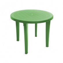 Стол круглый "Элластик" 95 см, зеленый, арт. ЭП 013631