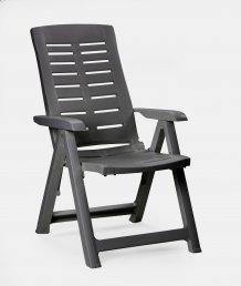 Кресло складное "YUMA" , антрацит, арт.65001