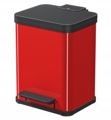 Мусорный контейнер Hailo Öko duo Plus M 2x9 л, цвет красный