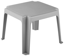 Столик для шезлонга "Элластик" 45*45см, грэй (серый), арт. ЭП 607769
