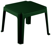 Столик для шезлонга "Элластик" 45*45см, тёмно-зелёный, арт. ЭП 610783