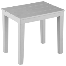Столик для шезлонга "Прованс" прямоугольный, цвет Белый, 40x30 см, арт. ЭП 717171бл