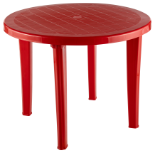 Стол круглый "Элластик" 95 см, красный, арт. ЭП 013648