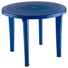 Стол круглый "Элластик" 95 см, синий, арт. ЭП 013655