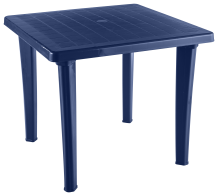 Стол квадратный "Элластик" 85,0*85,0 см, синий, арт. ЭП 013587