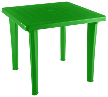 Стол квадратный "Элластик" 85,0*85,0 см, зеленый, арт. ЭП 013563