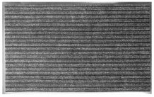 Коврик влаговпитывающий, ребристый 40*60 см. "БАРЬЕР" серый, In'Loran, арт. 80-464