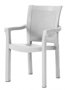 Кресло FLORYA белый, арт. SPC-F028 бел