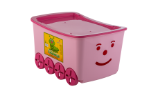 Контейнер для игрушек "Гусеница", розовый, арт. ЭП 966161