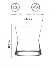 Фото товара Стакан DERIN, 300мл, арт.LV-DRN356Z