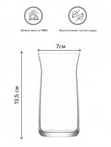 Фото товара Стакан VERA, 370мл, арт.LV-VRA377Z