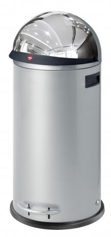 Мусорный контейнер Hailo KickVisier XL, 36 л, цвет серебро