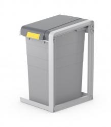 Система раздельного хранения мусора, Hailo ProfiLine Öko XL 38 л, цвет серый, Правая